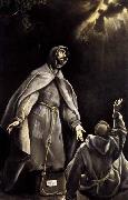 GRECO, El, St Francis-s Vision of the Flaming Torch